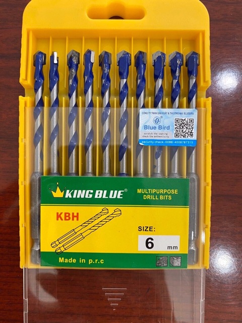 Mũi khoan đa năng chuôi lục giác xanh King Blue