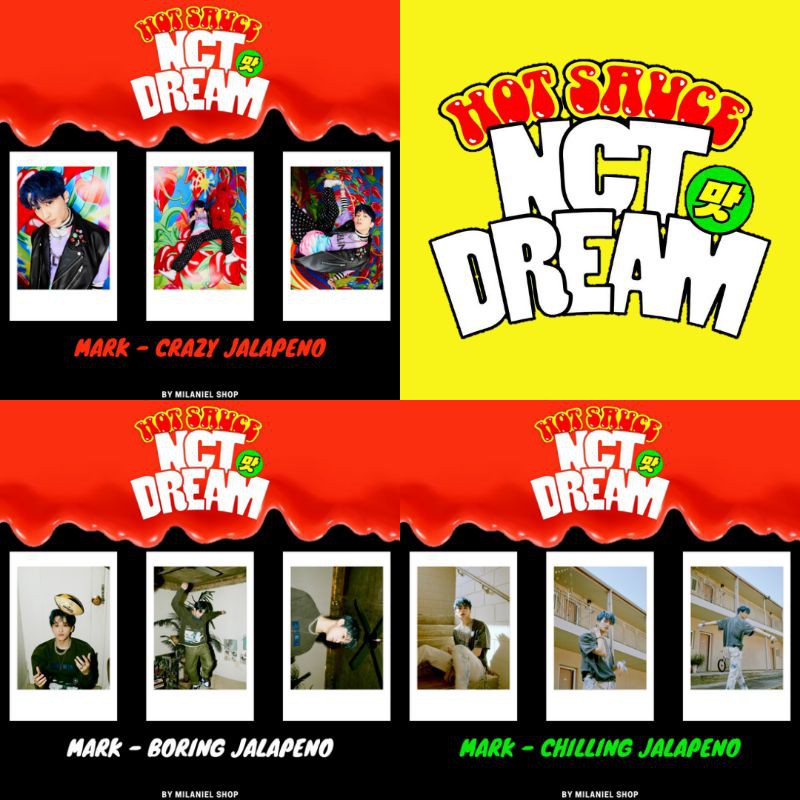 Polaroid Mô Hình Nhân Vật Nct Dream Hot Sauce - Milaniel Shop