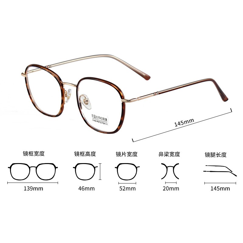 Mắt Kính Thời Trang Phong Cách Retrojz2302 | BigBuy360 - bigbuy360.vn