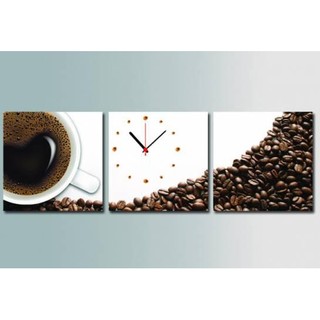 Tranh đồng hồ tráng gương treo tường trang trí quán cà phê BINBIN TDH13 (Tặng đinh 3 chân)