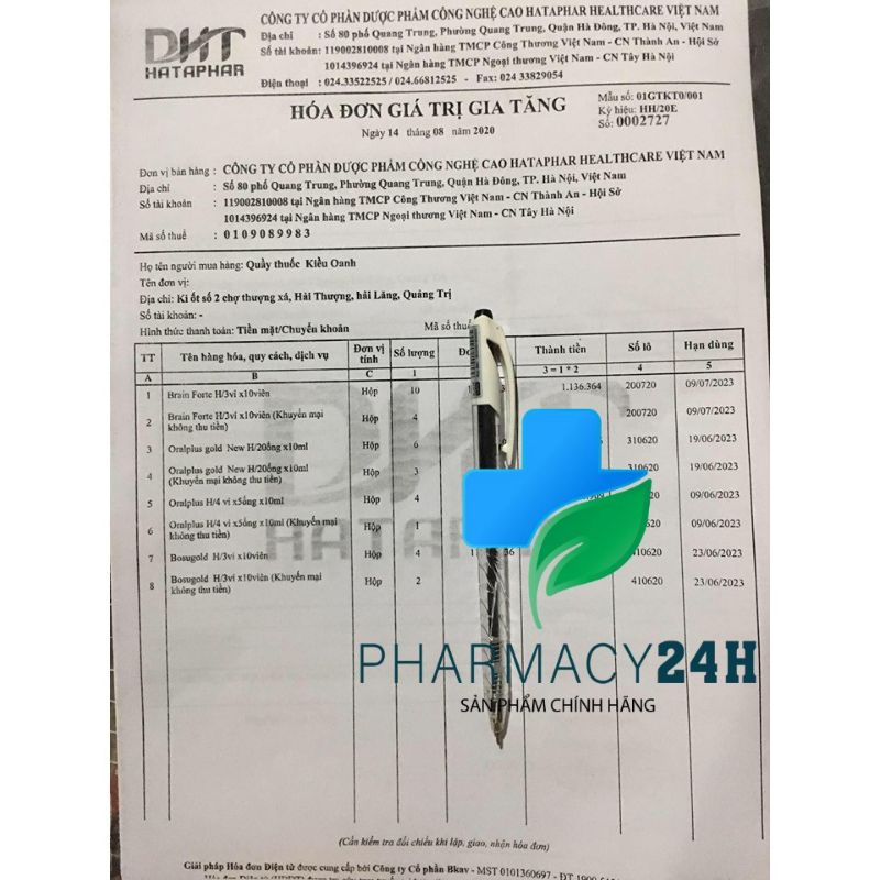 BOSUGOLD Bổ sung acid amin, các vitamin và khoáng chất cho cơ thể