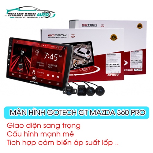 MÀN HÌNH GOTECH GT MAZDA PRO
