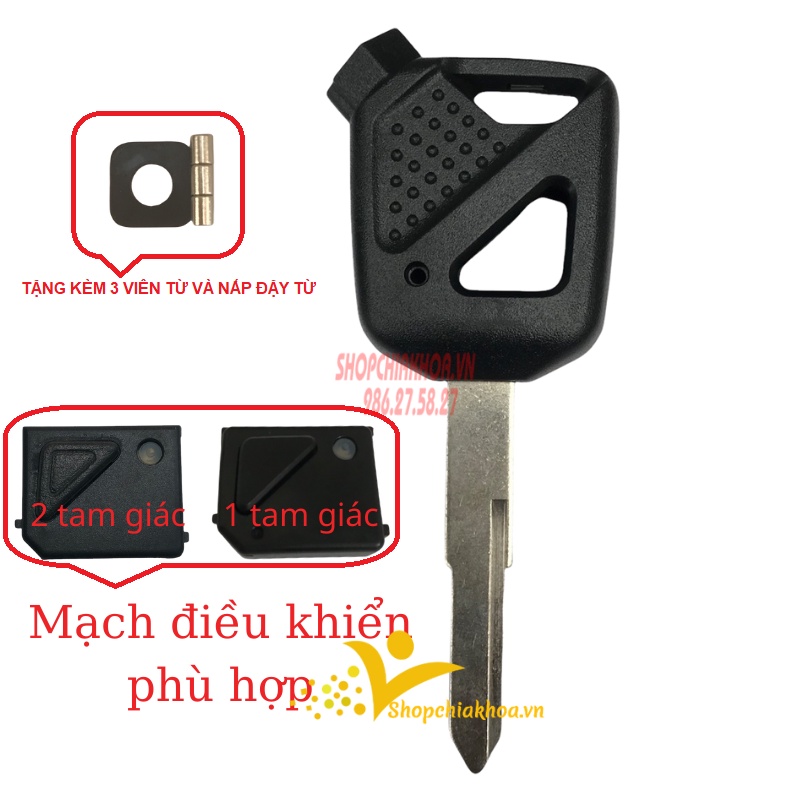 Vỏ chìa điều khiển tìm xe honda airblade, sh