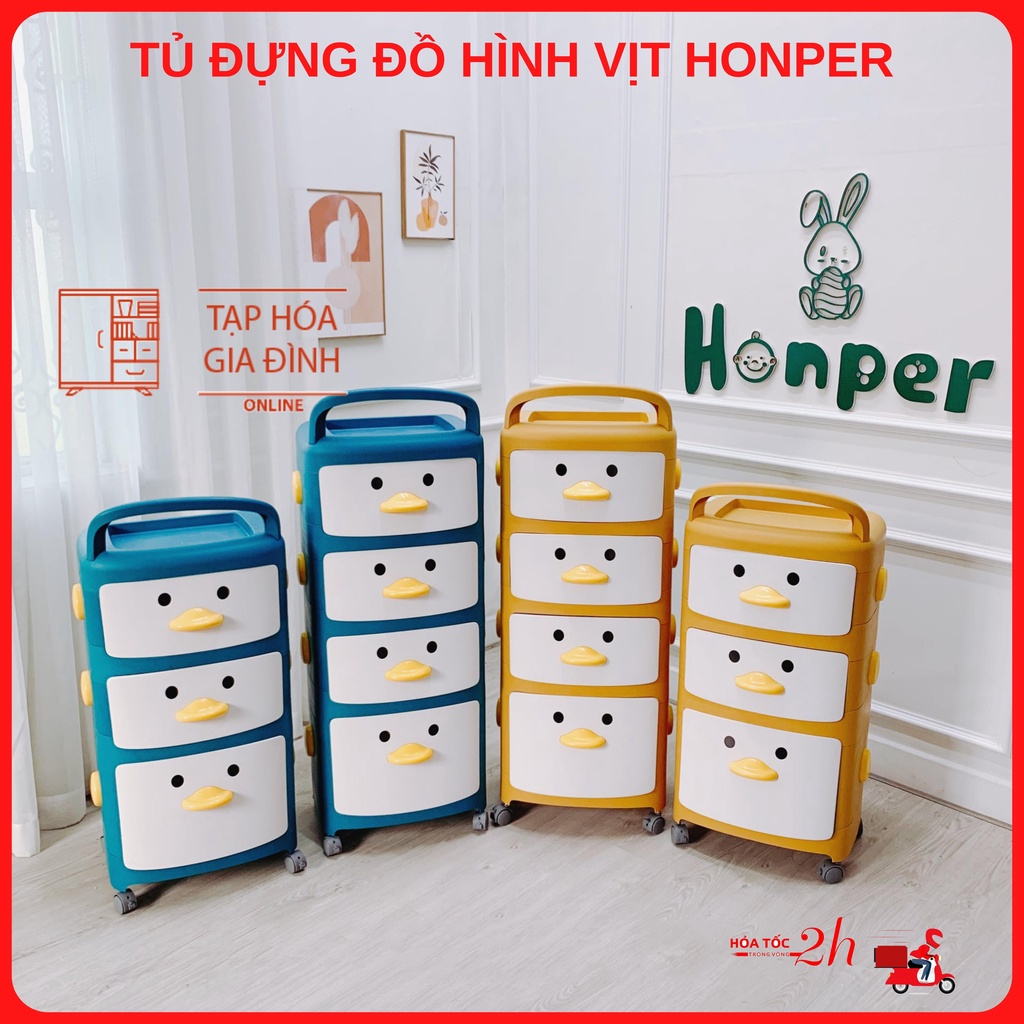 Tủ đựng đồ hình vịt chính hãng honper