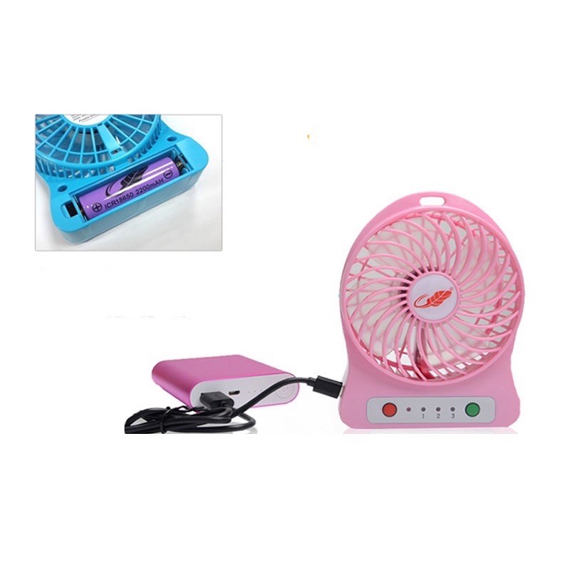 Quạt tích điện mini giá xưởng