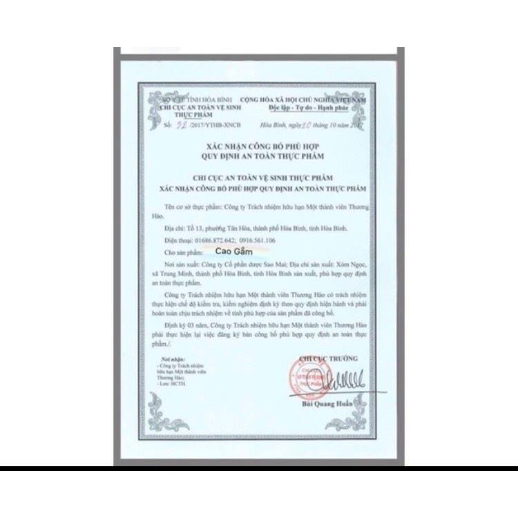 100GAM CAO GẮM - Sapa Lào Cai