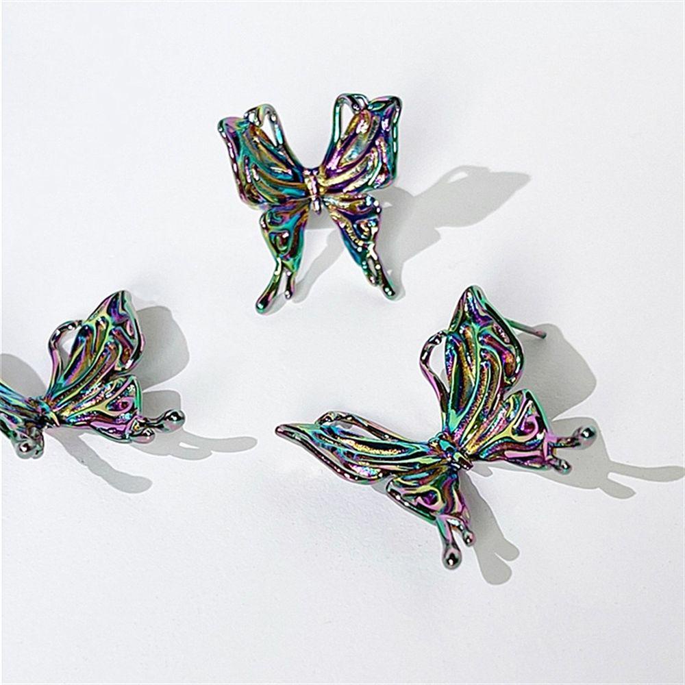 Bông Tai Dạng Kẹp Hình Bướm Phong Cách Hàn Quốc Đơn Giản Cho Nữ