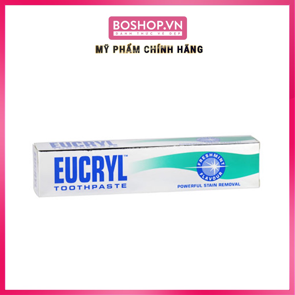 Kem Đánh Răng Làm Trắng Eucryl Freshmint Flavour 50ml