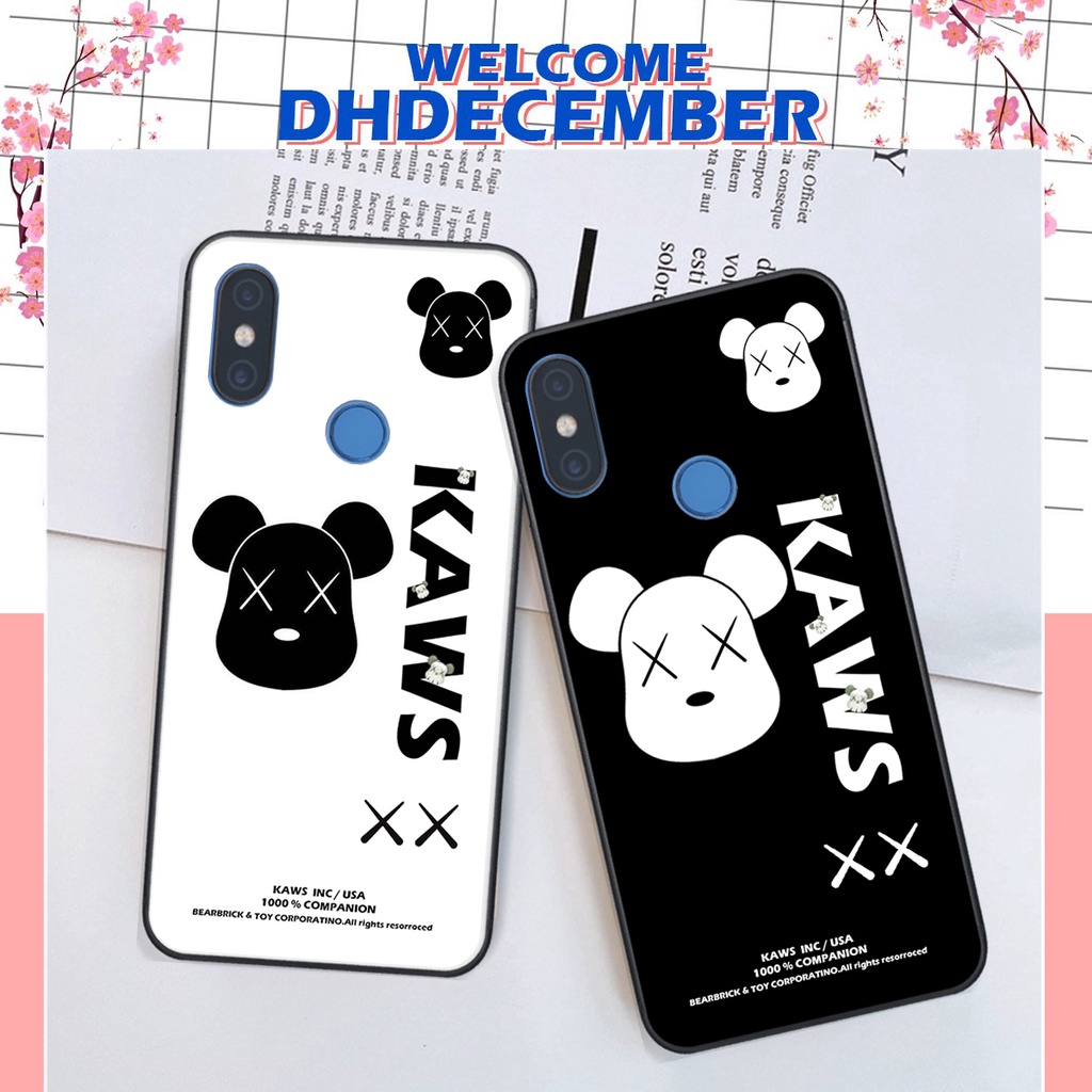 Ốp lưng Xiaomi MI 8 / MI 8 SE in hình K@ws, Cool Be@r SIÊU NGẦU