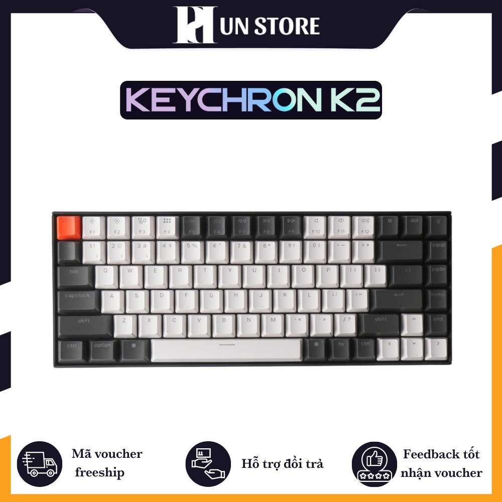 Bàn phím cơ Keychron K2 Hot Swap - Case Nhôm