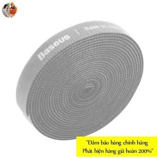 Dây Velcro (dán/ xé) dùng cố định cáp Baseus Rainbow Circle Velcro Straps ( Reusable Cable Tie Fastening Tape Wire Organ