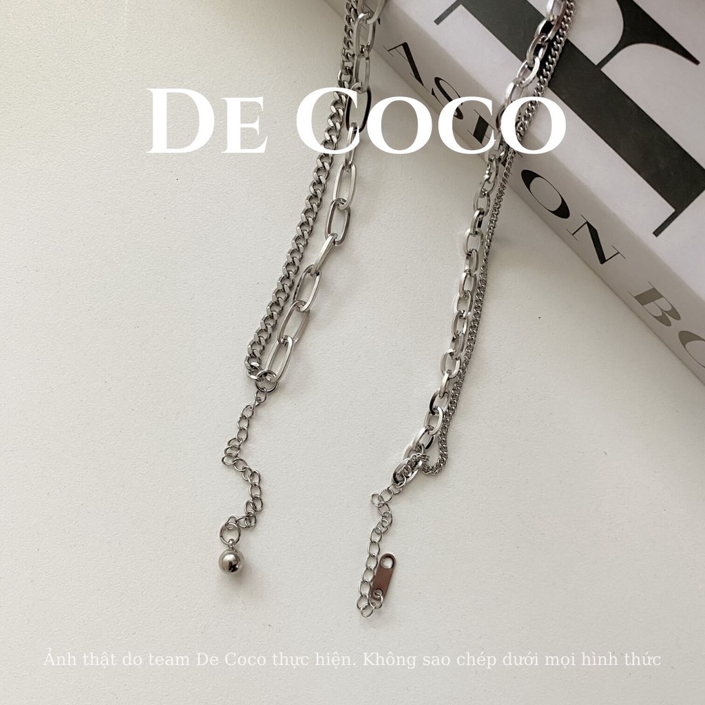 [KHÔNG ĐEN GỈ] Vòng tay, lắc tay titan dây rút ROPEE De Coco decoco.accessories