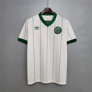 84-86 celtic away retro bóng đá jersey bóng đá