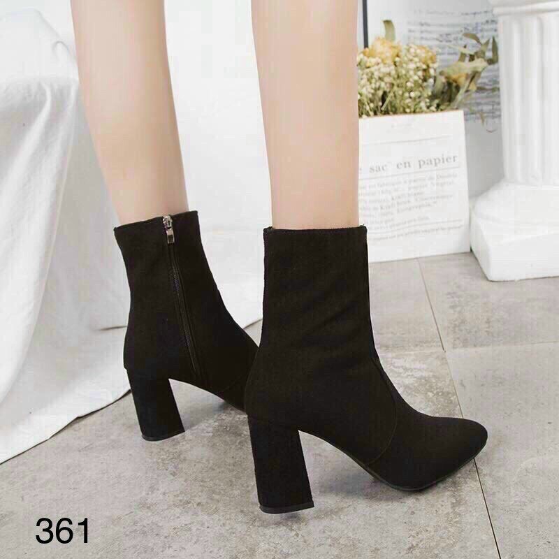 Bốt nữ, bốt lửng da lộn siêu hot MS361 | BigBuy360 - bigbuy360.vn