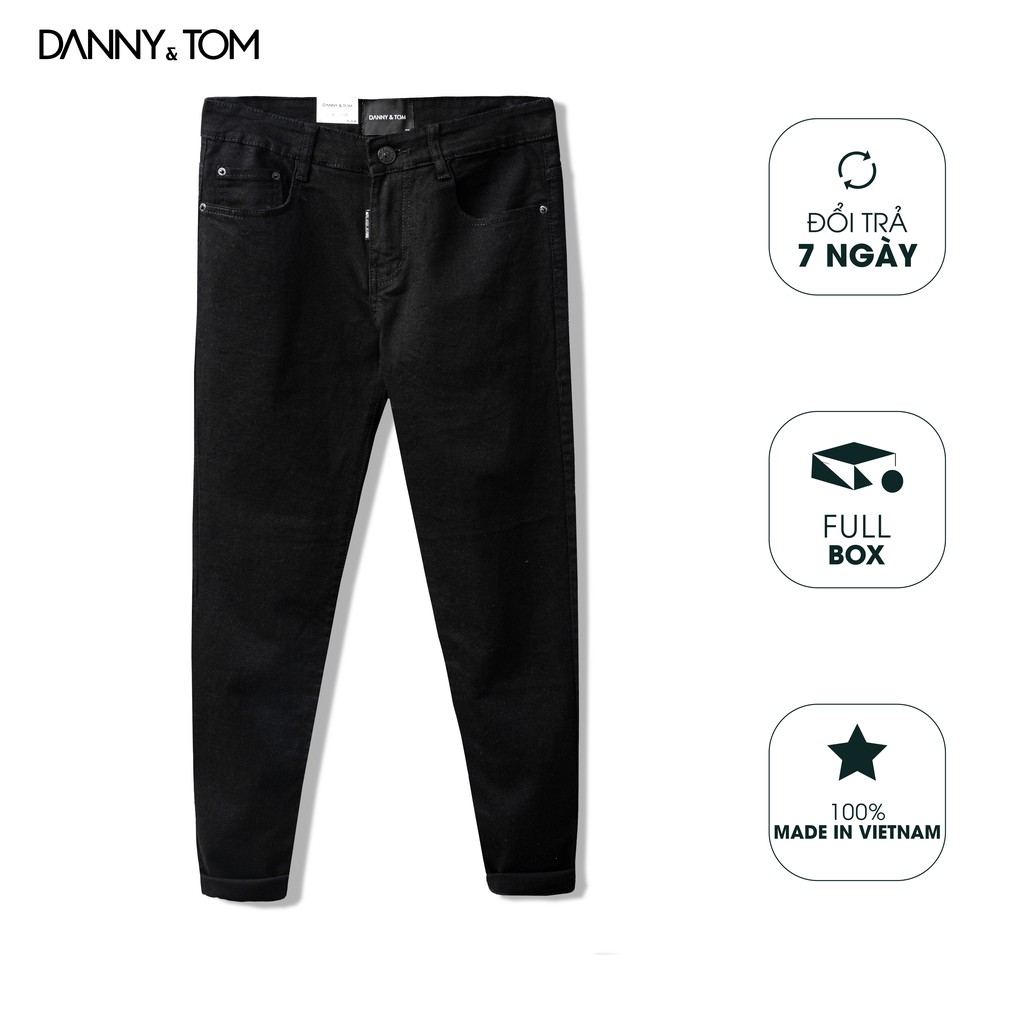 Quần Jeans nam DANTO 100% PICE Vintage chất Jean bền bỉ, co dãn Skinny Biker Stacked |new arrival 2021|