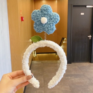 Bờm cài tóc hoa lò xo