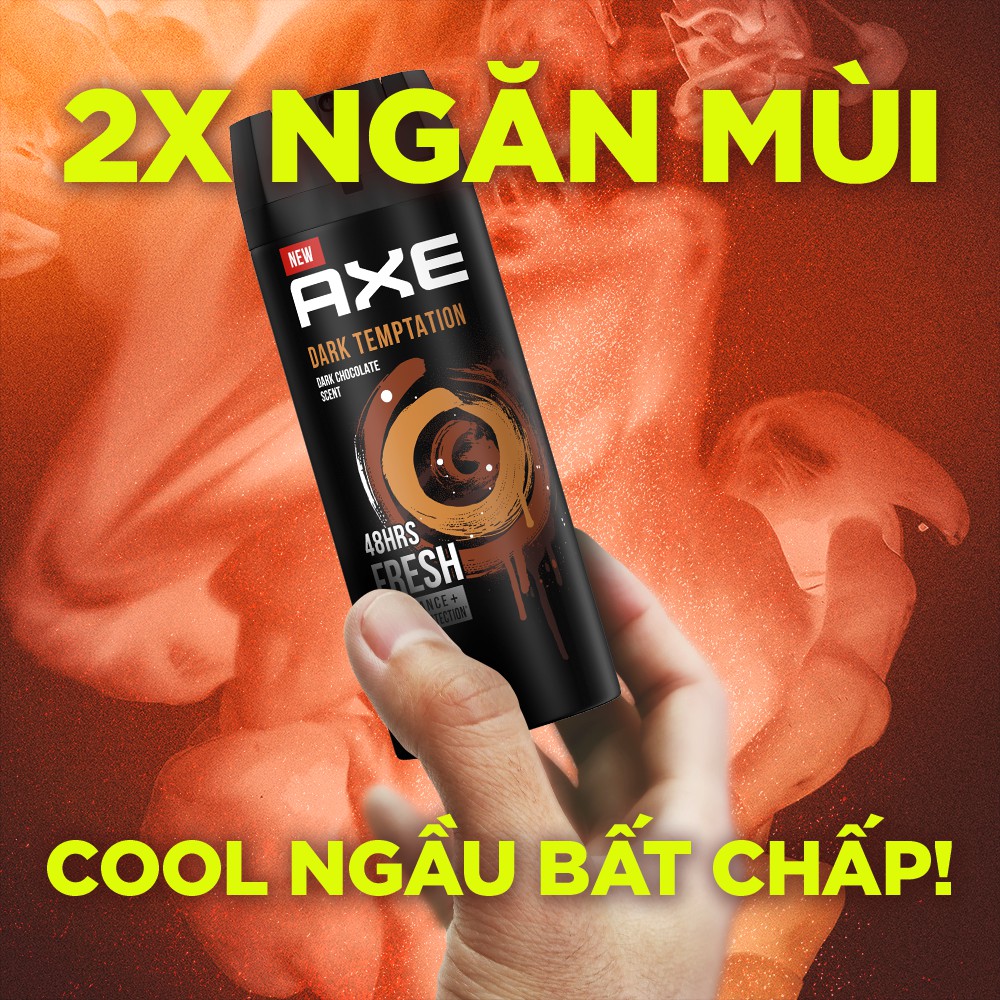 Xịt nước hoa toàn thân dành cho nam AXE Dark Temptation (135ml) | BigBuy360 - bigbuy360.vn