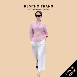 Bộ đũi nữ mặc nhà T6, Chất Đũi Mát Lạnh, 3 Màu Trẻ Trung Đủ Size
