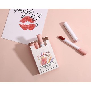 Set 4 Son sáp thỏi Charming lipstick Bamila