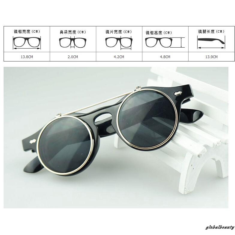 Kính mát 2 trong 1 phong cách cổ điển cho nam và nữ