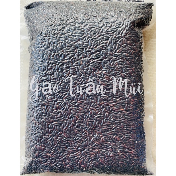 [Mã GROSALE55 giảm 8% đơn 500K] Gạo Lứt Đen Điện Biên (Dẻo cơm 1 Ký Hút Chân Không )