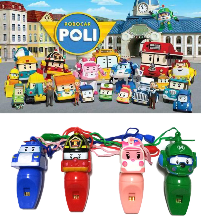 ROBOCAR POLI Còi Đồ Chơi Hình Chú Vịt Đáng Yêu Cho Bé