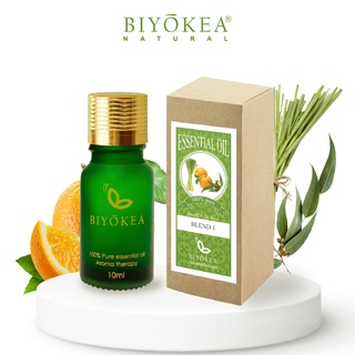Tinh Dầu Hỗn Hợp 1 Cam, Sả, Khuynh Diệp Biyokea Xông Thơm Phòng, Đuổi Muỗi, Dung Tích 10/50/100ML