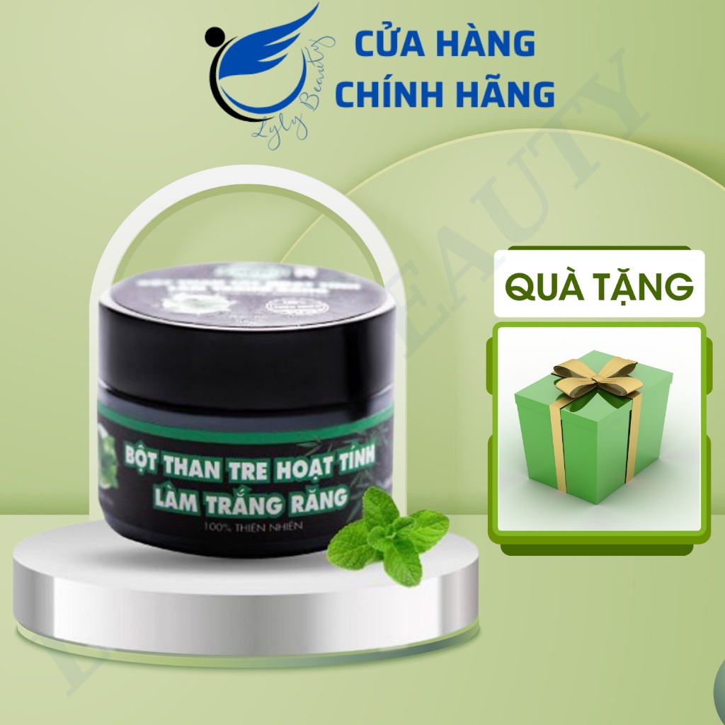 Than hoạt tính trắng răng Zenpali 20g, Bột than tre trắng răng cao cấp Nhật Bản, Cải thiện ố vàng do thuốc lá cà phê