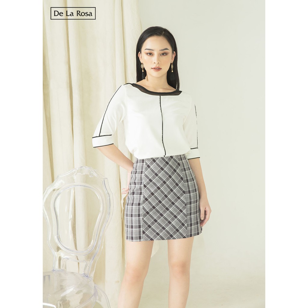 Chân váy caro basic chữ A công sở - De La Rosa | BigBuy360 - bigbuy360.vn