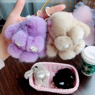 Móc Khóa Thỏ Bông Dễ Thương