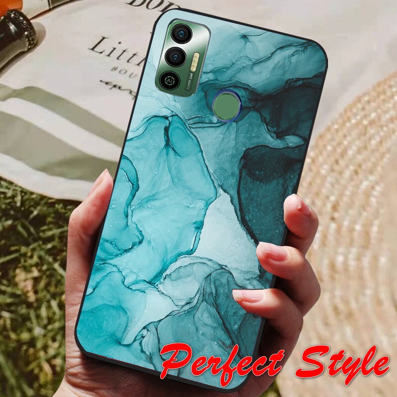 Ốp lưng Phủ bóng Vân Đá Tecno pova 2 3 Spark 7 7T Spark 6 go Pop 5 LTE Spark 8c