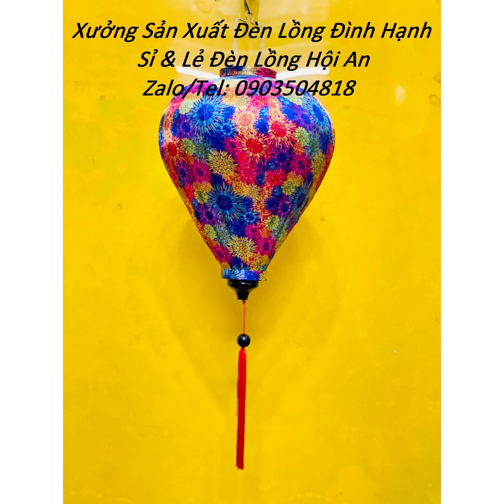 Đèn Lồng Hội An 20cm, 30cm, 45cm, 60cm Vãi Phi 3D Siêu Bền Trang Trí ngoài Trời. Trang Trí Nhà Cửa, Nhà Hàng, Khách Sạn