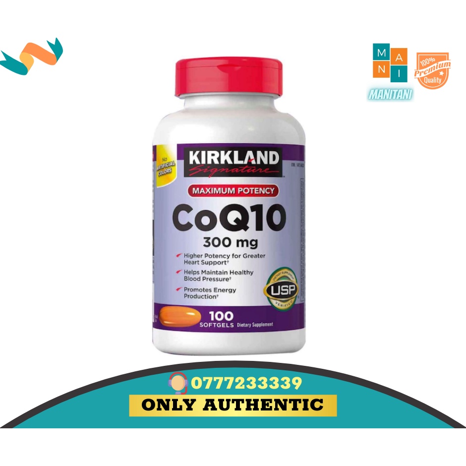 Viên Uống Hỗ Trợ Tim Mạch Kirkland CoQ10 300mg Chính Hãng Của Mỹ, 100 viên