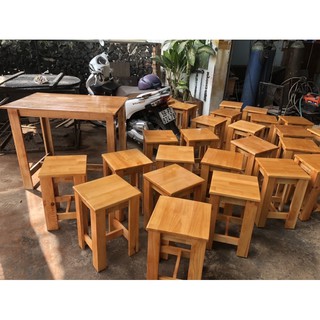 GHẾ GỖ QUÁN ĂN