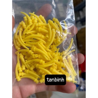 Đầu tip bơm silicon cao su lỏng lấy dấu cùi răng ( bịch 10 cái )