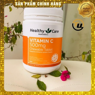 Viên c nhai healthy care vitamin c 500mg 500 viên - xuất xứ úc