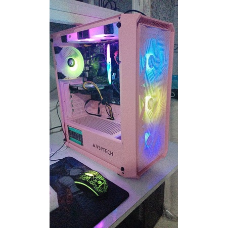 Bộ PC Gaming Led H510/Ram 8G/CPU i3 hệ 10/ SSD 240G/VGA GTX 960 2G/ Màn hình 22in full viền / Bảo hành 12 tháng .