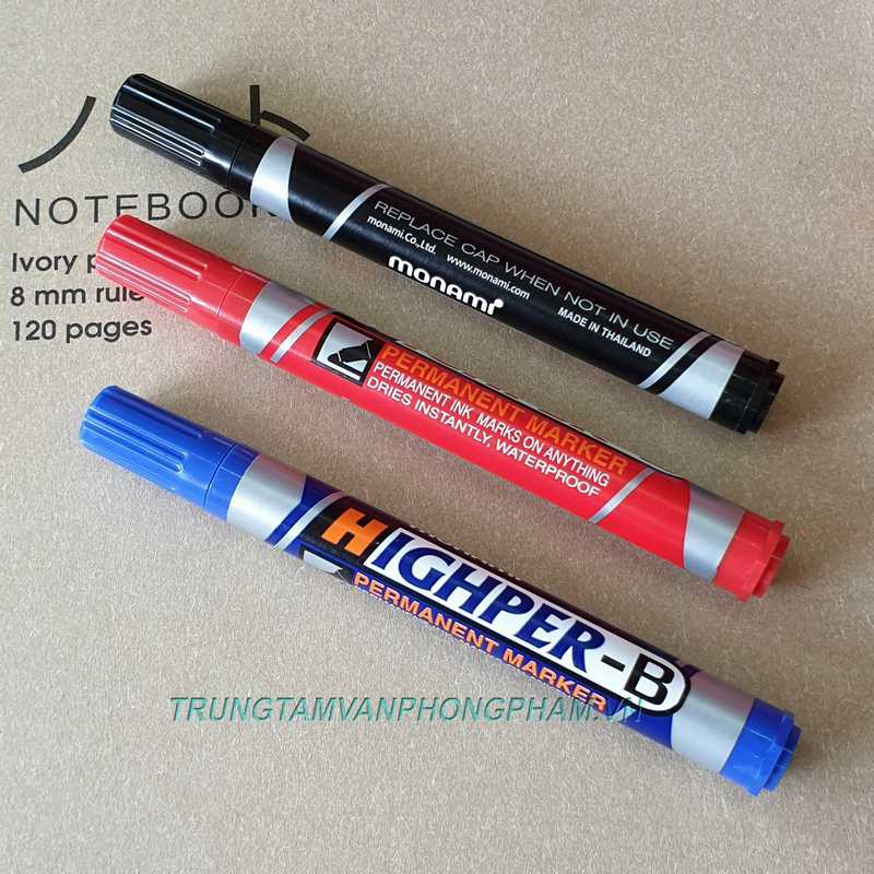 BÚT LÔNG DẦU LỚN MONAMI Highper-B Permanent Marker
