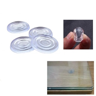 Combo 10 miếng đệm cao su tròn lót mặt kính bàn chống va chạm 2.3cm