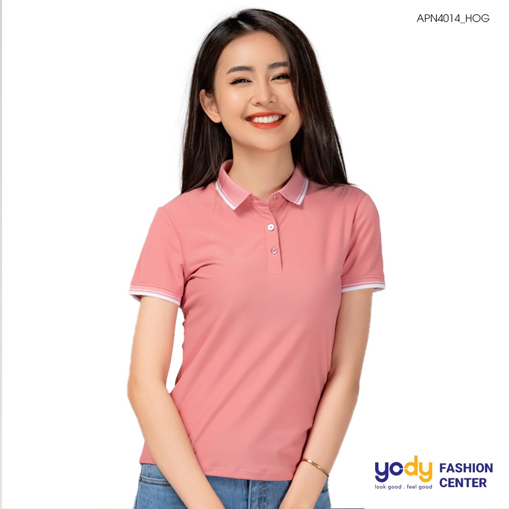 Áo thun polo nữ YODY cổ bẻ vải cao cấp giữ form thoáng mát thấm hút tốt APN4014 | BigBuy360 - bigbuy360.vn