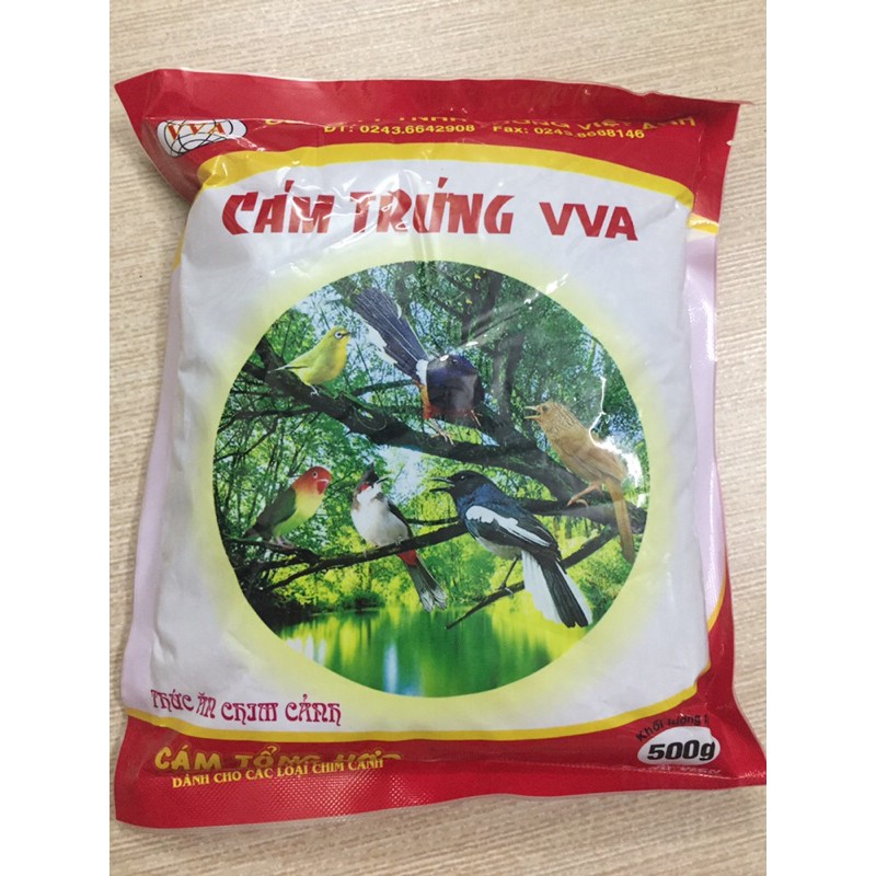 [HOT] CÁM TRỨNG VƯƠNG VIỆT ANH VVA DÀNH CHO MỌI LOẠI CHIM 500g GIÁ RẺ NHẤT SHOPEE(màu đỏ)