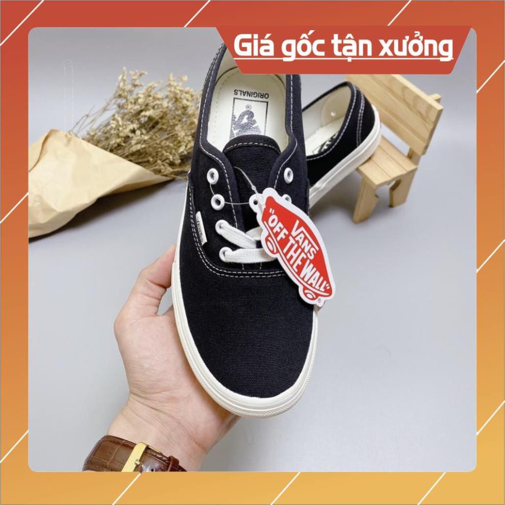 [ Freeship - Xả Kho ] Giày Thể Thao Van Classic Nam Nữ, Giày Vải Basic Màu Đen