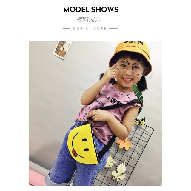 Túi Đeo Chéo Mini Bằng Da PU Xinh Xắn Cho Bé Gái - LCTQ