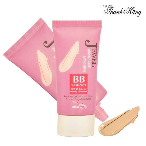 KEM LÓT BB ĐA CHỨC NĂNG MIRA JEWEL WRINKLE CARE &amp; WHITENING