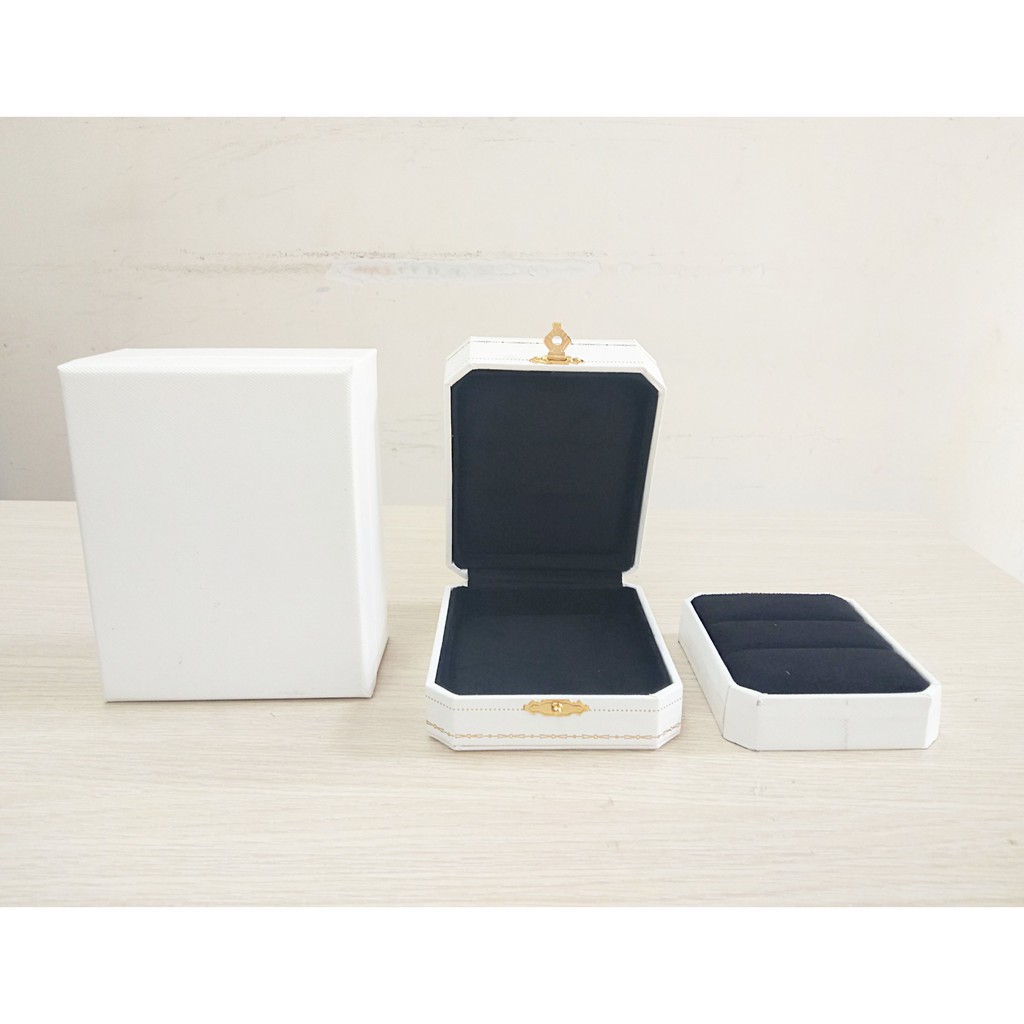 (Jewelry box) HỘP ĐỰNG NHẪN CƯỚI,NHẪN ĐÔI,BÔNG TAI CHO NỮ,HỘP QUÀ TẶNG TRANG SỨC ĐỰNG NHẪN CAO CẤP (H30-KHÔNG ĐÈN)