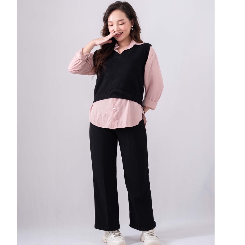 [SIÊU HOT] Áo len gile trơn nhiều màu