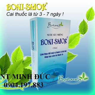 Nước súc miệng cai thuốc lá Boni-Smok Boni Smoke Boni Smok 150ml/ 250ml