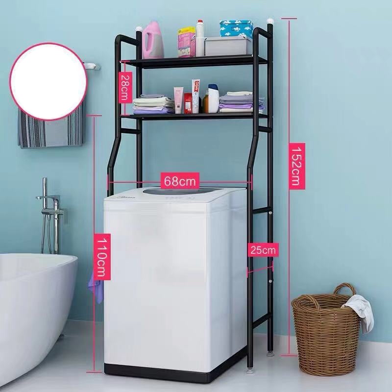 Kệ để vật dụng trên máy giặt, bồn cầu đa năng khung kim loại chắc chắn