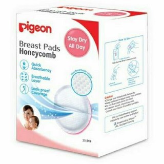 Combo 3 hộp tấm lót thấm sữa pigeon Thailan 30 miếng/ 1 hộp