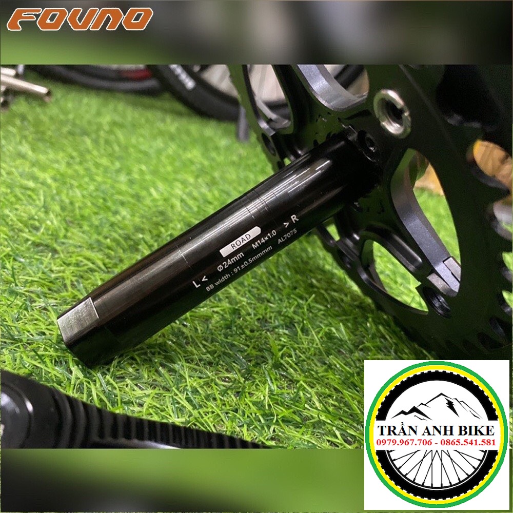 Đùi đĩa  rỗng xe đạp FOVNO THUNDER 34-50T / 36-52T / 39-53T